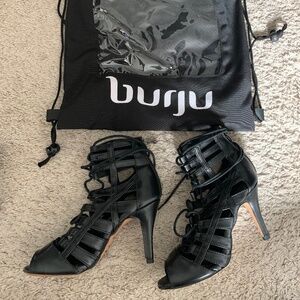Burju Dance Heels Booties 6.5